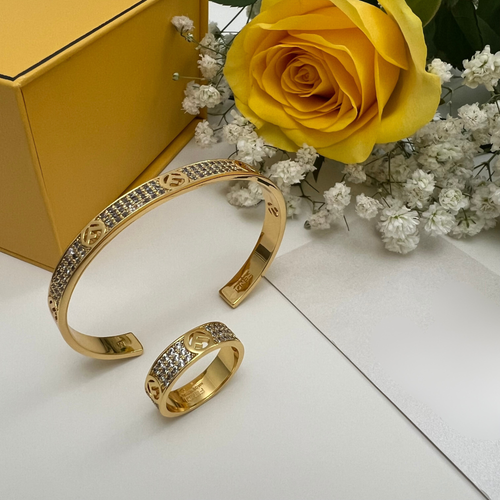 F IS FENDI BRACELET AND RING